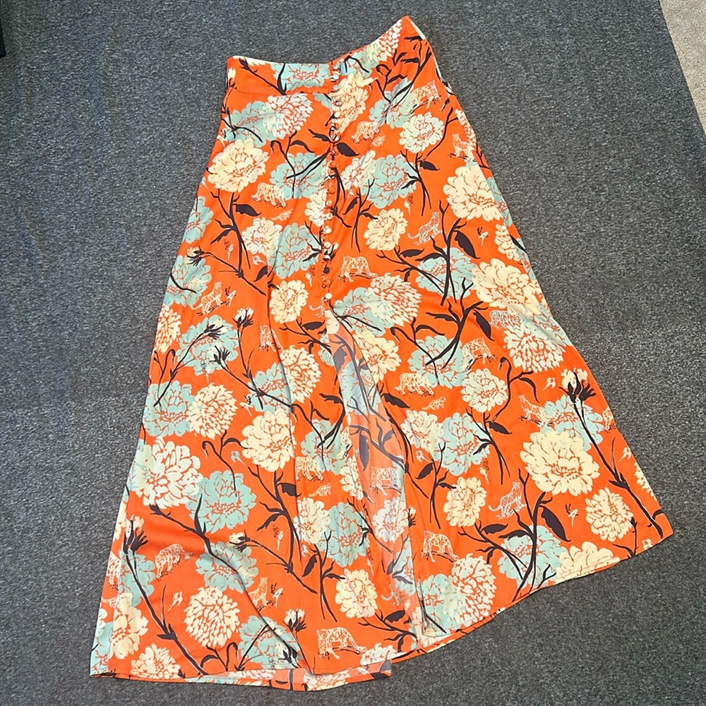 Free People Sammy Button Down Skirt